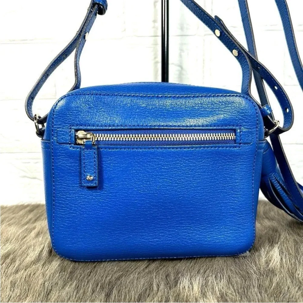 Anya Hindmarch Blue Shoulder Bag with Tassel and Charm - Picture 3 of 11